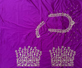 NR410MP -Magenta Pink Colour Computer Work Blouse