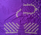 NR402PR -Purple Colour Computer Work Blouse