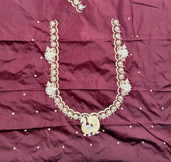 NR397CF - Coffee Colour Computer Work Blouse