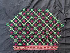 NR499BL- Black Colour Computer Multi Work Blouse