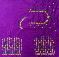 NR494MP -Mazenta Pink Colour Computer Work Blouse