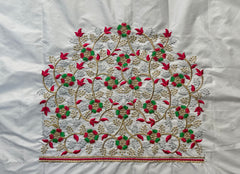 NR495OW- Off White Colour Computer Multi Work Blouse