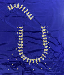 NR405IB -Ink Blue Colour Computer Work Blouse