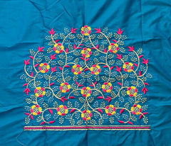 NR495RG- Rama Green Colour Computer Multi Work Blouse