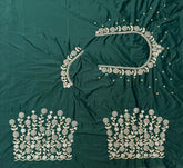 NR410BG -Bottle Green Colour Computer Work Blouse