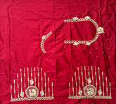 NR397M - Maroon Colour Computer Work Blouse