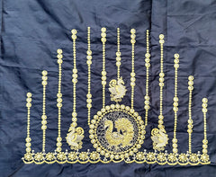 NR397BL - Black Colour Computer Work Blouse