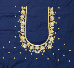 NR399NB - Navy Blue Colour Computer Work Blouse