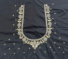 NR410BL -Black Colour Computer Work Blouse