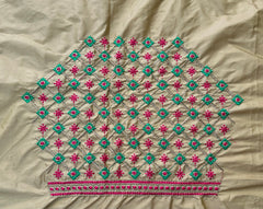 NR499GD- Gold Colour Computer Multi Work Blouse