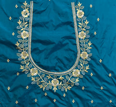 NR400RG - Rama Green Computer Work Blouse