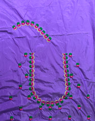 NR494PR -Purple Colour Computer Work Blouse