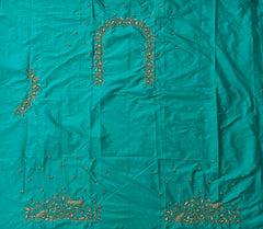 NR928SG -Sea Green Colour Maggam Work Blouse