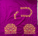 NR468MP -Meganta Pink Colour Computer Multi Work Blouse