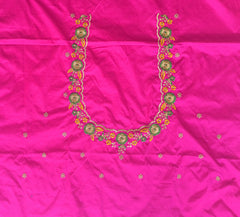 NR449P -Pink Colour Computer Multi Work Blouse