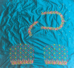 NR449RG - Rama Green Colour Computer Multi Work Blouse