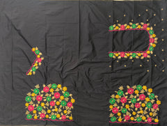 NR469BL - Black Colour Computer Multi Work Blouse