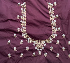 NR402CF -Coffee Colour Computer Work Blouse