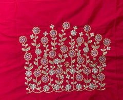 NR410R -Red Colour Computer Work Blouse