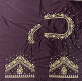 NR409CF -Coffee Colour Computer Work Blouse