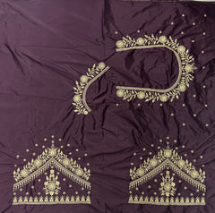 NR409CF -Coffee Colour Computer Work Blouse