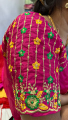 NR449TP - Tomato Pink Colour Computer Multi Work Blouse