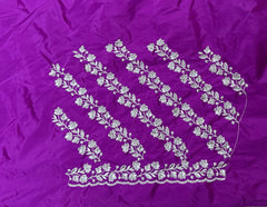 NR401MP -Mazenta Pink Colour Computer Work Blouse