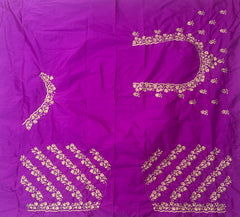 NR403MP -Magenta Pink Colour Computer Work Blouse