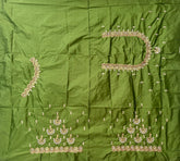 NR849MG- Mahendi Green Colour Computer Maggam Work Blouse