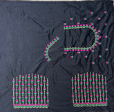 NR494BL -Black Colour Computer Work Blouse