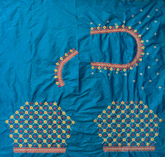 NR499RG- Rama Green Colour Computer Multi Work Blouse