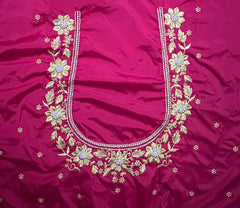 NR404P -Pink Colour Computer Work Blouse