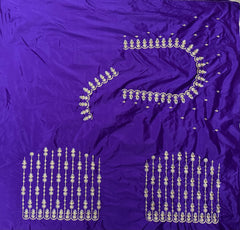 NR405VL -Violet Colour Computer Work Blouse