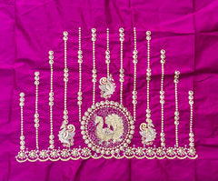 NR397MP - Magenta Pink Colour Computer Work Blouse