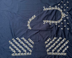 NR402BL -Black Colour Computer Work Blouse