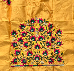 NR479Y - Yellow Colour Computer Multi Work Blouse