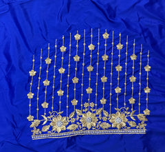 NR404IB -Ink Blue Colour Computer Work Blouse