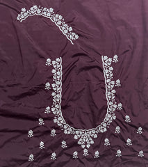 NR401CF -Coffee Colour Computer Work Blouse