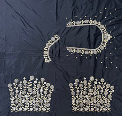 NR410BL -Black Colour Computer Work Blouse