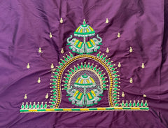 NR482WN - Wine Colour Computer Multi Work Blouse