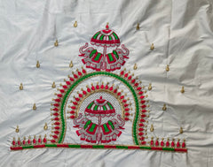 NR482OW - Off White Colour Computer Multi Work Blouse