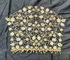 NR1299BL -Black Colour Computer Maggam Work Blouse