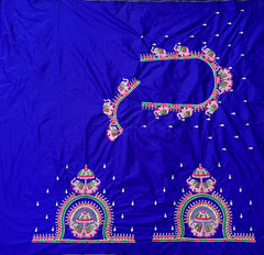 NR482IB - Ink Blue Colour Computer Multi Work Blouse