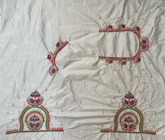 NR482OW - Off White Colour Computer Multi Work Blouse