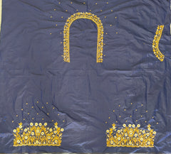 NR899NB -Navy Blue Colour Maggam Work Blouse