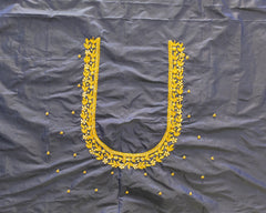 NR899NB -Navy Blue Colour Maggam Work Blouse