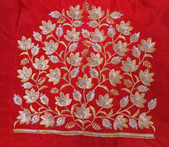 NR399R - Red Colour Computer Work Blouse