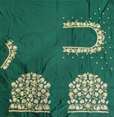 NR399BG - Bottle Green Colour Computer Work Blouse