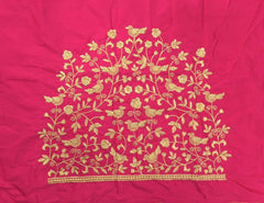 NR398TP -Tomato Pink Colour Computer Work Blouse