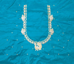 NR397RG - Rama Green Colour Computer Work Blouse